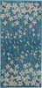 Nourison Tranquil Tra04 Turquoise Area Rugs