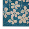 Nourison Tranquil Tra04 Turquoise Area Rugs