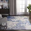 Nourison Tranquil Tra08 Beige/navy Area Rugs