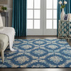 Nourison Tranquil Tra09 Navy/light Blue Area Rugs