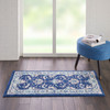 Nourison Tranquil Tra10 Navy/ivory Area Rugs