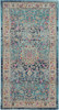 Nourison Vintage Kashan Vka01 Blue Area Rugs