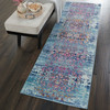 Nourison Vintage Kashan Vka02 Blue Area Rugs