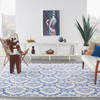 Nourison Whimsicle Whs01 Ivory Navy Area Rugs