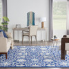 Nourison Whimsicle Whs10 Navy Multicolor Area Rugs