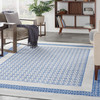 Nourison Whimsicle Whs13 Ivory Blue Area Rugs