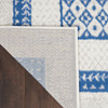 Nourison Whimsicle Whs13 Ivory Blue Area Rugs