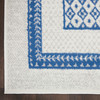 Nourison Whimsicle Whs13 Ivory Blue Area Rugs