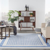 Nourison Whimsicle Whs13 Ivory Blue Area Rugs