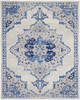 Nourison Whimsicle Whs14 Ivory Blue Area Rugs