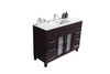 Nova 48 - Brown Cabinet + Ceramic Basin Countertop