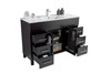 Nova 48 - Espresso Cabinet + Ceramic Basin Countertop