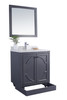 Odyssey - 30 - Maple Grey Cabinet + White Carrara Marble Countertop