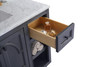 Odyssey - 36 - Maple Grey Cabinet + Black Wood Marble Countertop