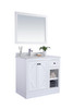 Odyssey - 36 - White Cabinet + White Carrara Marble Countertop