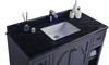 Odyssey - 48 - Maple Grey Cabinet + Black Wood Marble Countertop