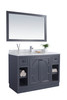 Odyssey - 48 - Maple Grey Cabinet + Black Wood Marble Countertop