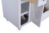 Odyssey - 48 - White Cabinet + Matte White Viva Stone Solid Surface Countertop