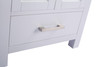Wilson 24 - White Cabinet + White Carrara Marble Countertop