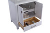 Wilson 30 - White Cabinet + White Quartz Countertop