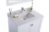 Wilson 36 - White Cabinet + White Quartz Countertop