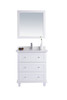 Luna - 30 - White Cabinet + White Quartz Countertop