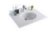 Pure White Phoenix Stone Countertop - 30" - Single Hole With Oval Sink