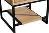 Alto 24 - California White Oak Cabinet + Black Wood Marble Countertop