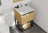 Alto 24 - California White Oak Cabinet + White Quartz Countertop