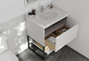 Alto 30 - White Cabinet + Pure White Phoenix Stone Countertop