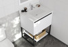 Alto 30 - White Cabinet + White Quartz Countertop