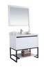 Alto 36 - White Cabinet + White Quartz Countertop