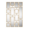 Uttermost Kennon Forged Gold Rectangles Mirror