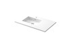 Viva Stone 36" Left Sink Matte White - Solid Surface Countertop