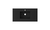Viva Stone 48" Matte Black - Solid Surface Countertop