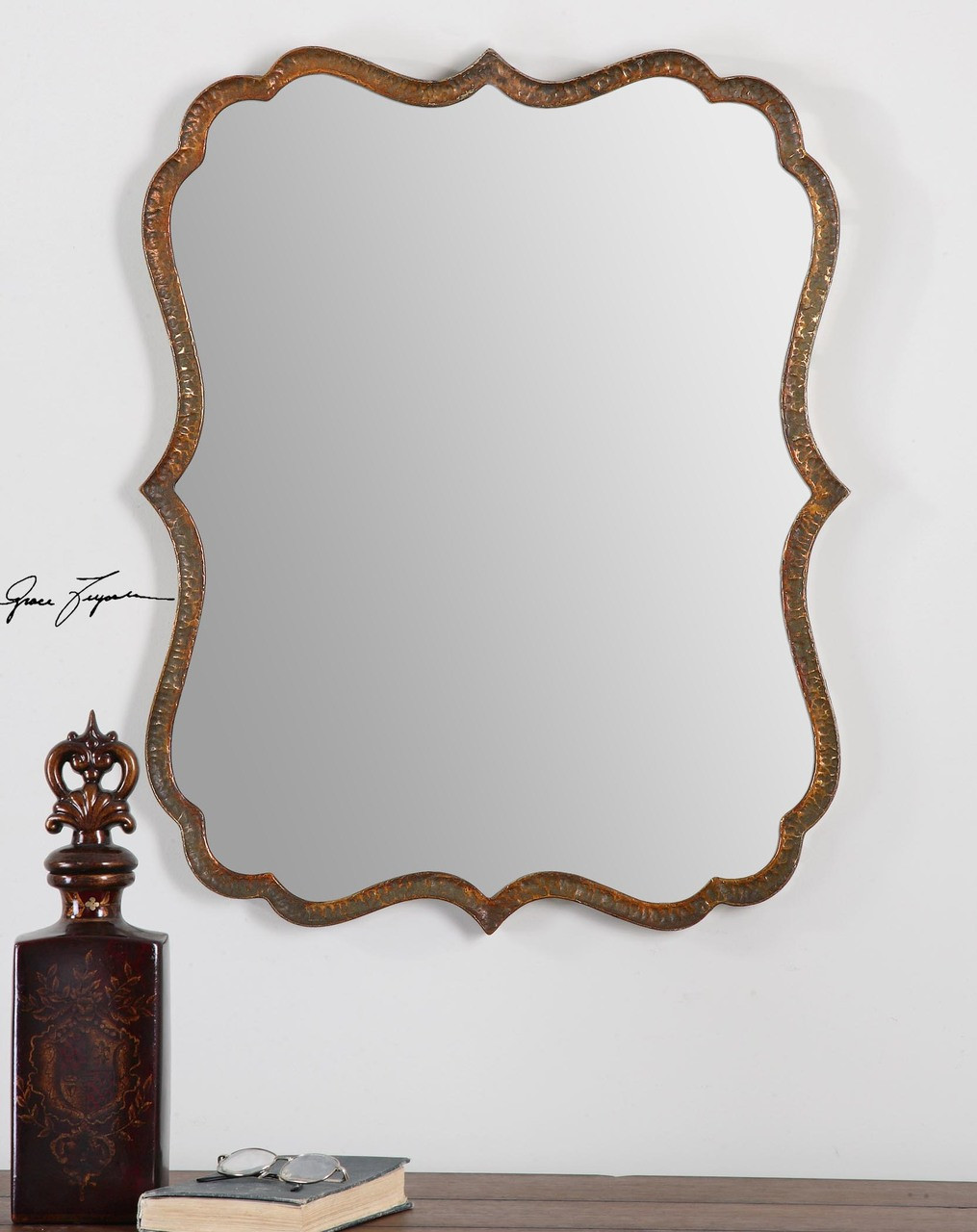 Uttermost Soren Copper Squares Mirror