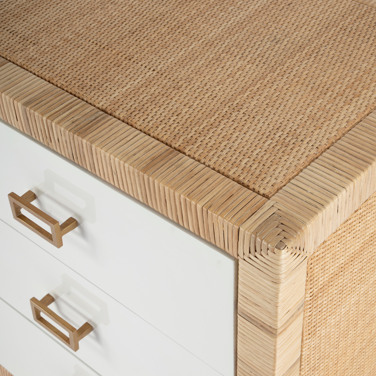 Butler Specialty Corfu 6 Drawer Natural Raffia Double Dresser Dressers ...