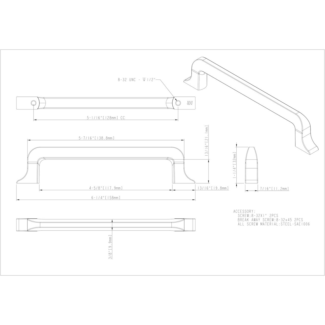 Satin Bronze Finish - Callie Series Decorative Cabinet Hardware