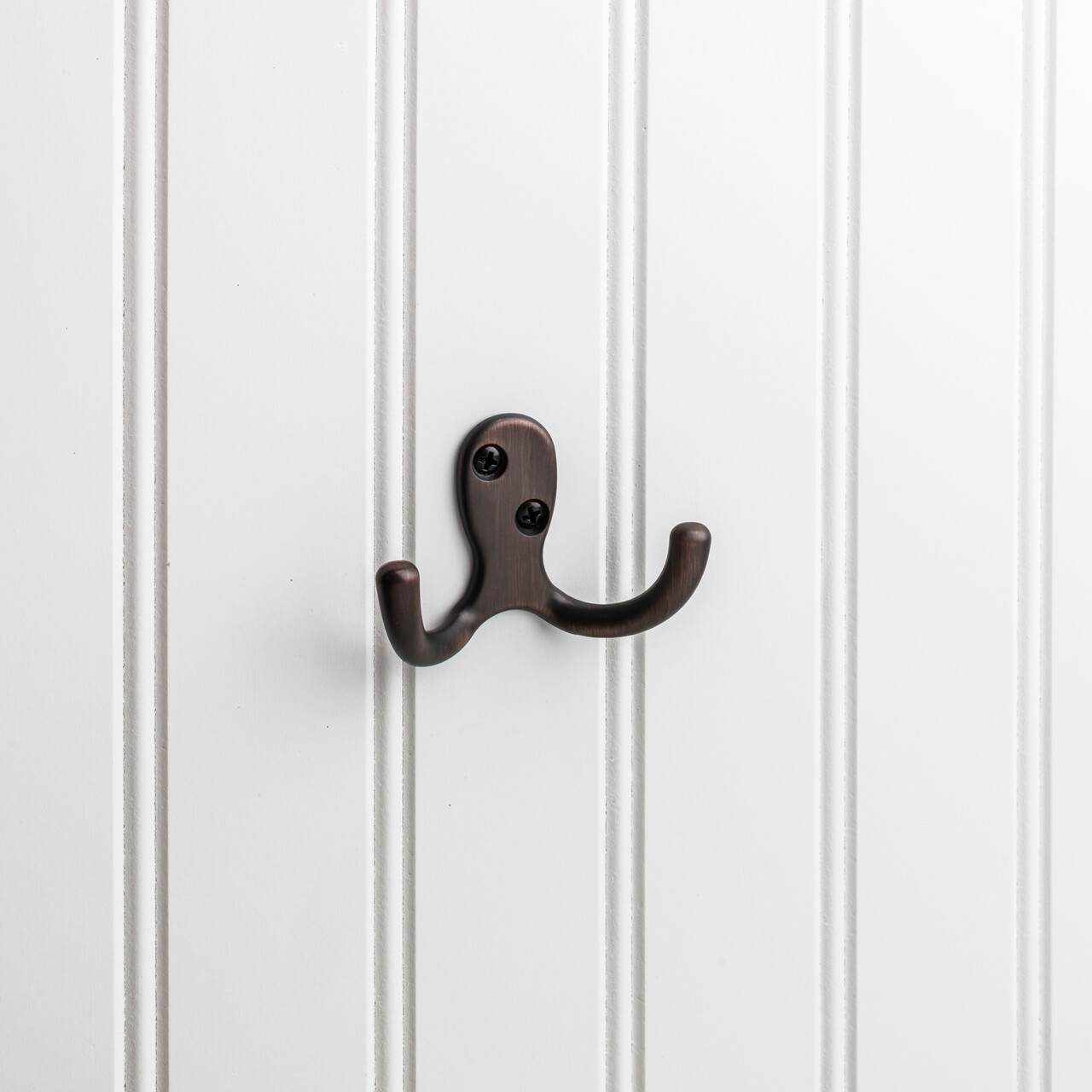 Elements 1-7/8 Brushed Oil Rubbed Bronze Heavy Duty Double Prong Wall  Mounted Hook in Wall Hooks at StudioLX