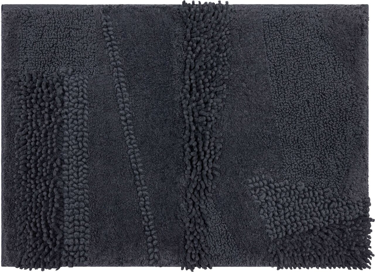 Charcoal Gray Bath Rugs