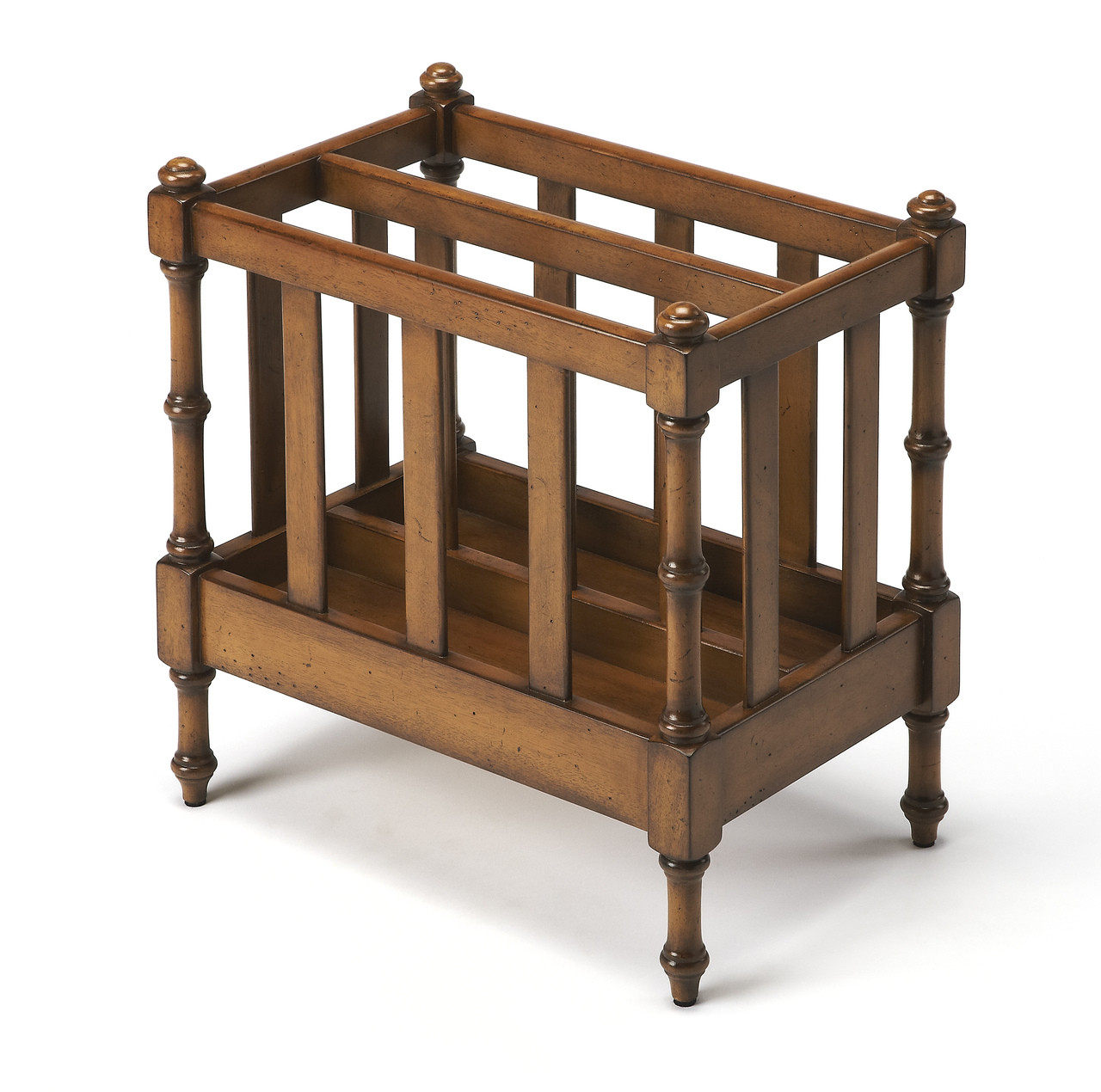 Butler Specialty Butler Holden Antique Cherry Magazine Basket Magazine ...