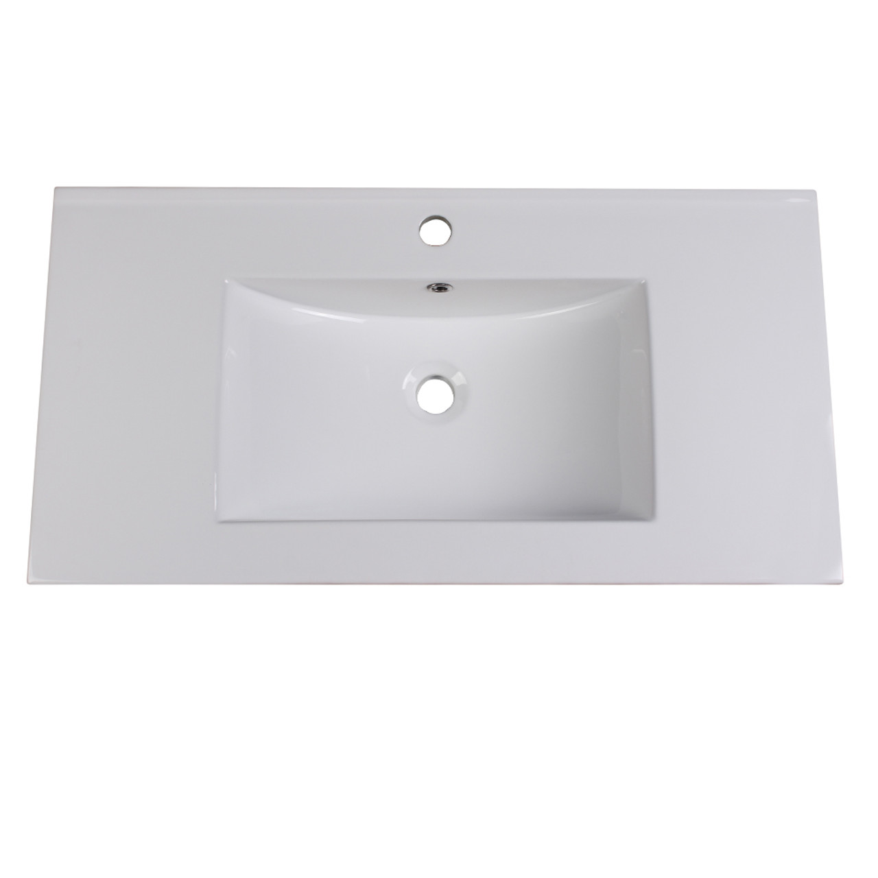 Fresca Allier 36 White Integrated Sink Countertop Fvs8136wh