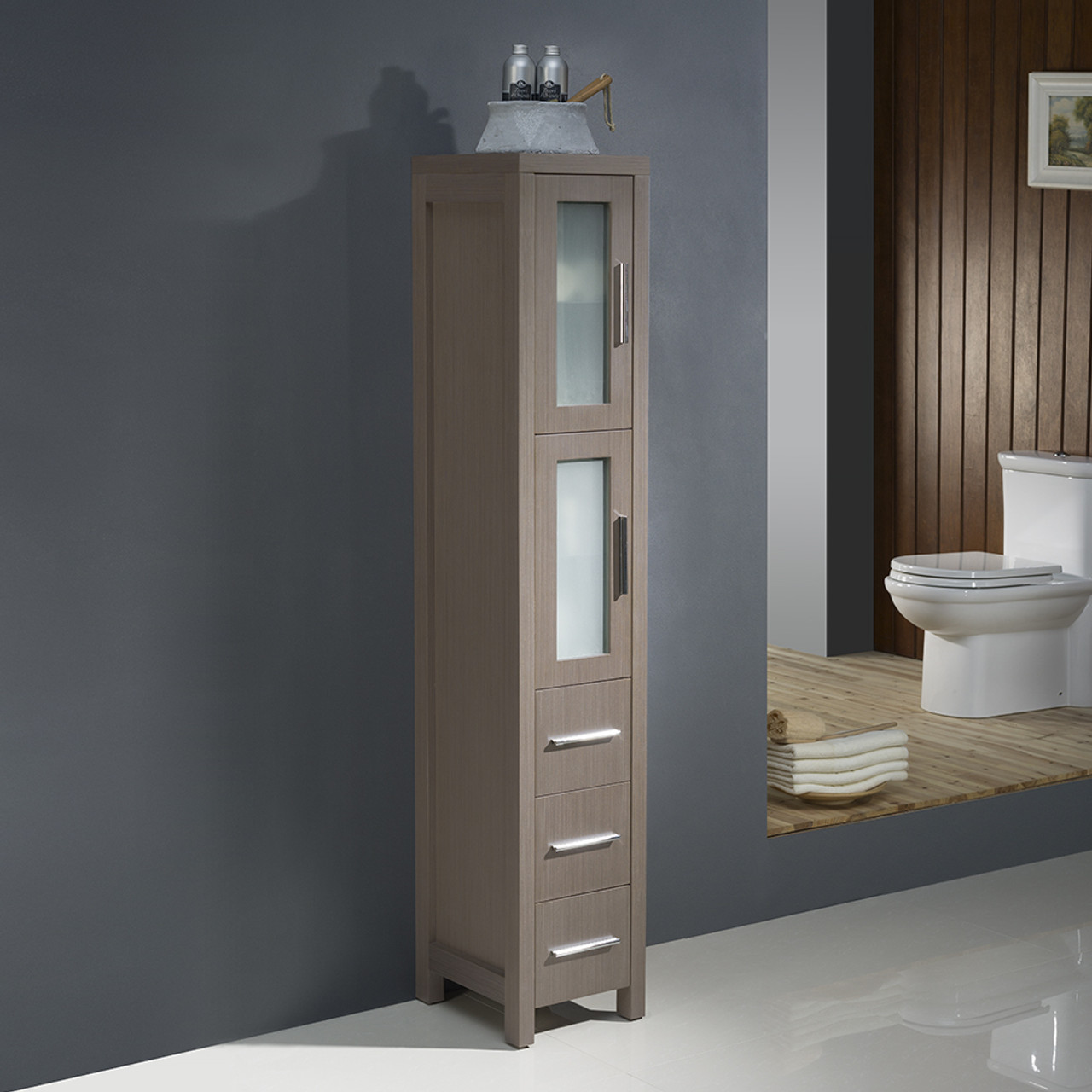 Bathroom Linen Storage Cabinet