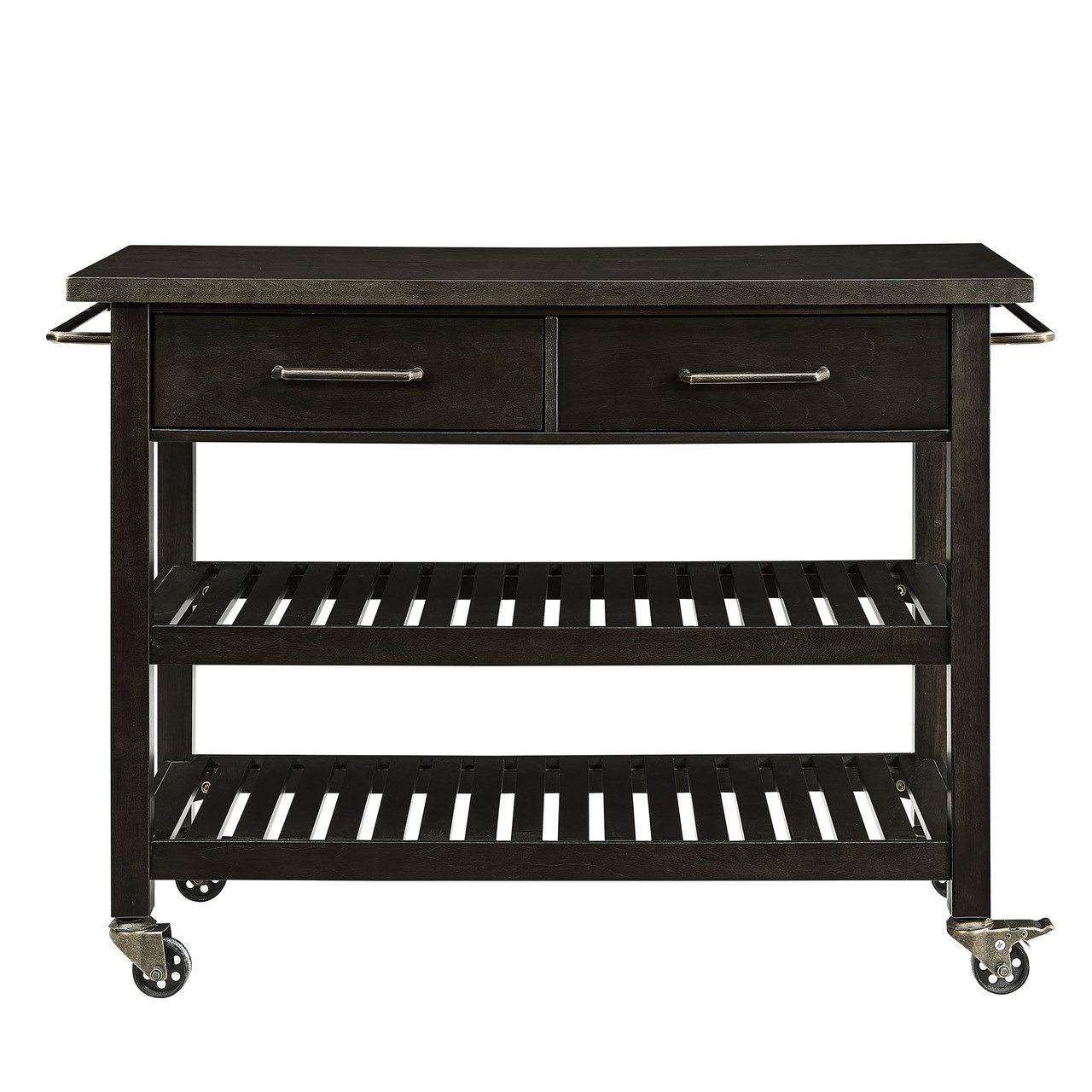 Havelock Farmhouse Rolling Kitchen Island - Thumbnail 3