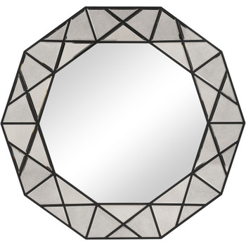 Uttermost Manarola Decagon Shaped Mirror