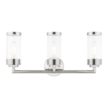 Livex Lighting 3 Lt Polished Chrome Bath Vanity - 10363-05