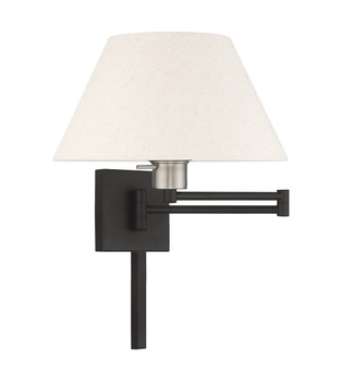 Livex Lighting 1 Lt Black Swing Arm Wall Lamp - 40038-04