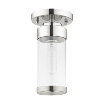 Livex Lighting 1 Lt Polished Chrome Ceiling Mount - 40480-05