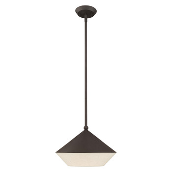 Livex Lighting 1 Lt Bronze Mini Pendant - 40715-07