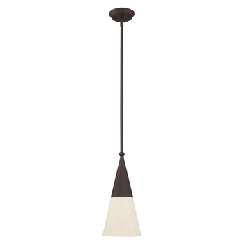 Livex Lighting 1 Lt Bronze Mini Pendant - 40716-07